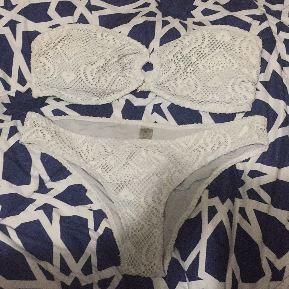 Baby blue bathing suit